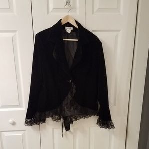 Vintage Looking Velour Jacket